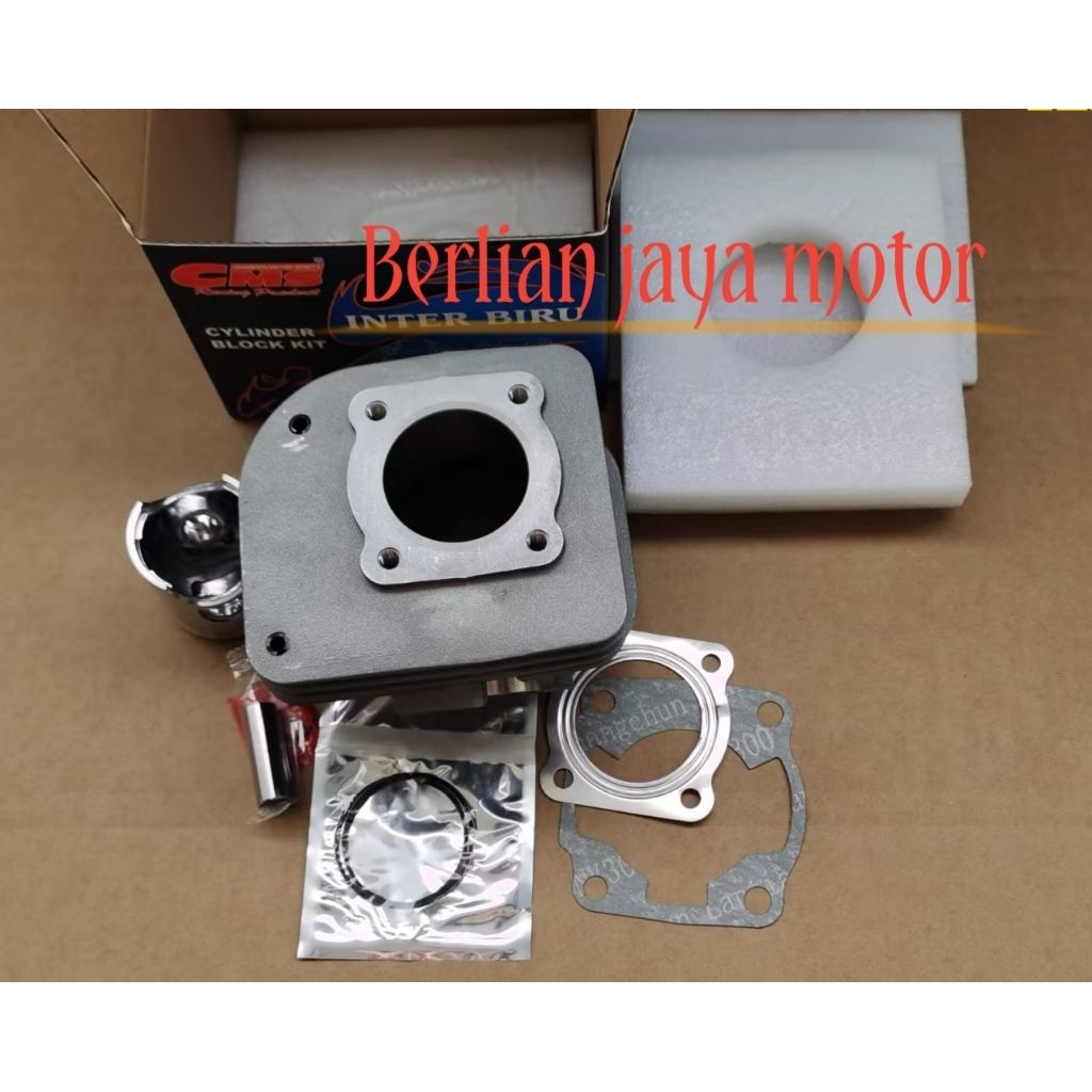 cylinder blok seher moto 1 cms uk 52,5mm dan 56mm buat motor force 1/f1zr