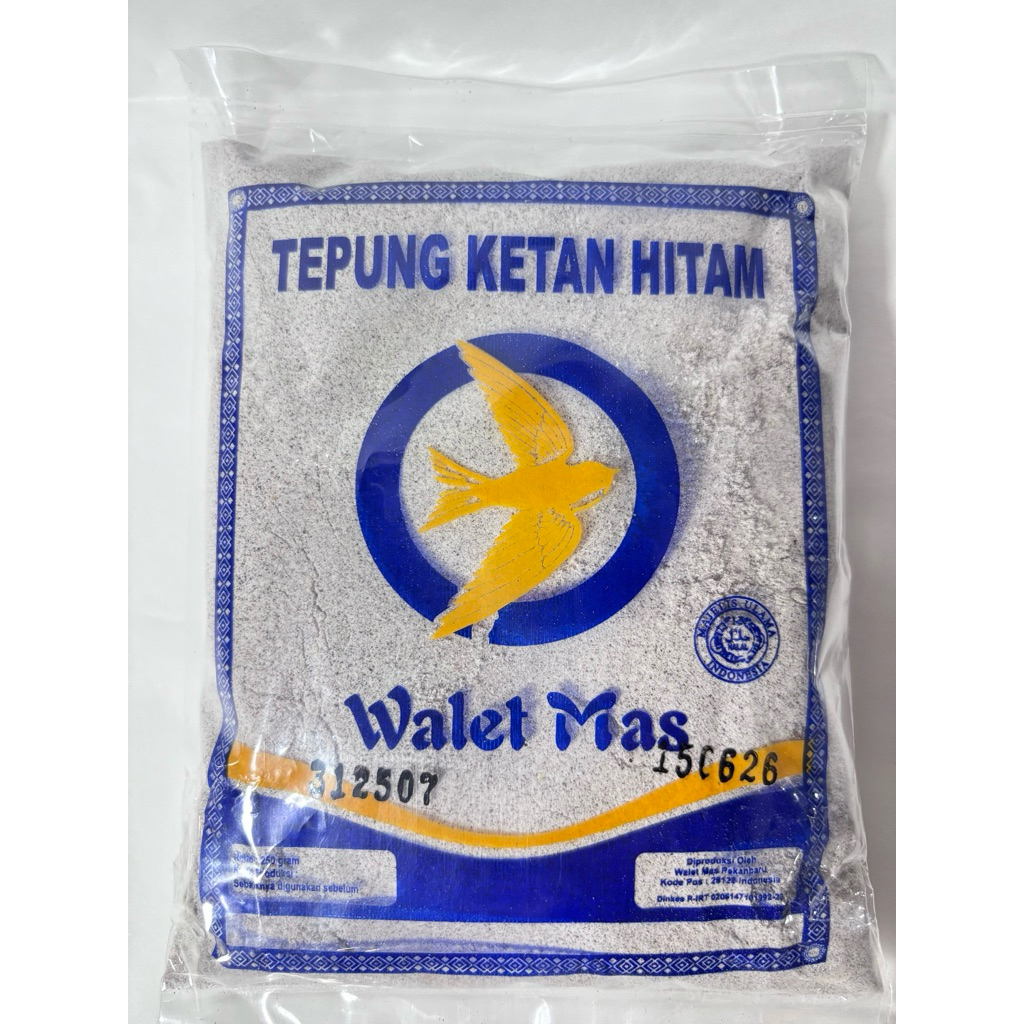 

tepung ketan hitam walet mas 250 gram
