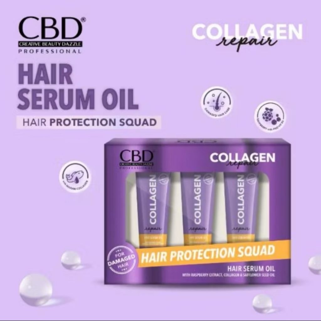 CBD Collagen Hair Repair Serum Oil