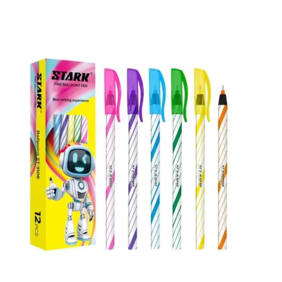

Pulpen Hitam Stark ST-9106 – Ballpoint Murah Ulir Lilin Ekonomis 12 Pcs/Pack