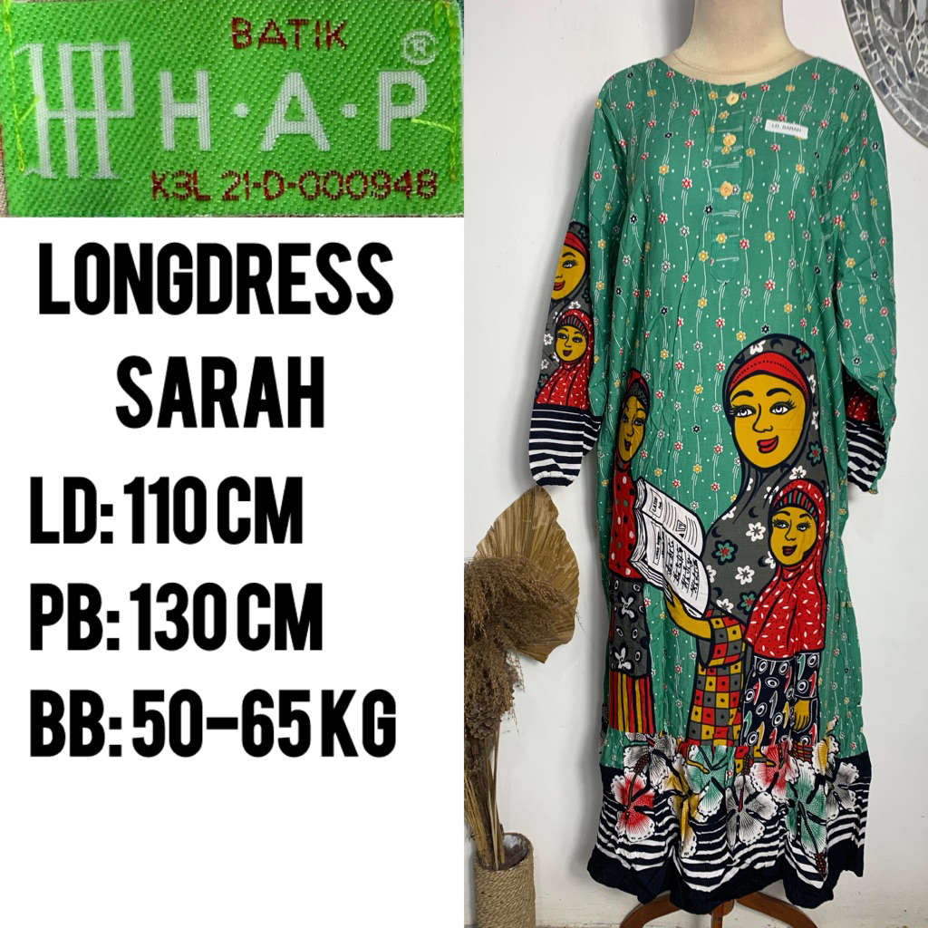DASTER HAP LONGDRESS SARAH LD 110 CM