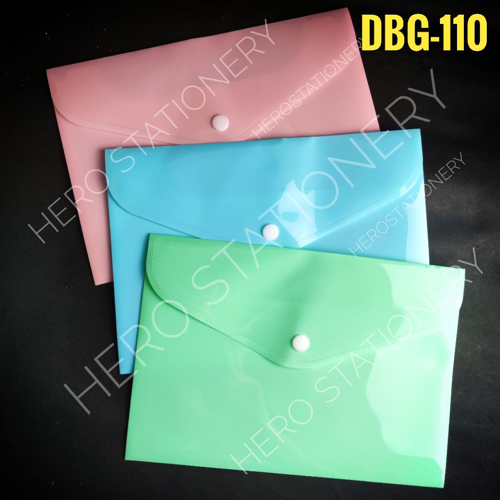 

Map kancing plastik data bag A5 pastel joyko DBG-110