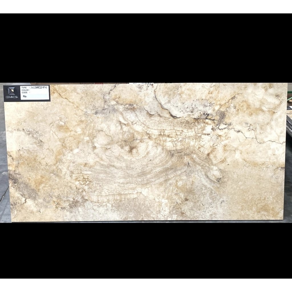 granit dinding lantai ruang tamu kamar tidur rumah meja dapur 60x120 CERANOSA 36128822 cream marble 