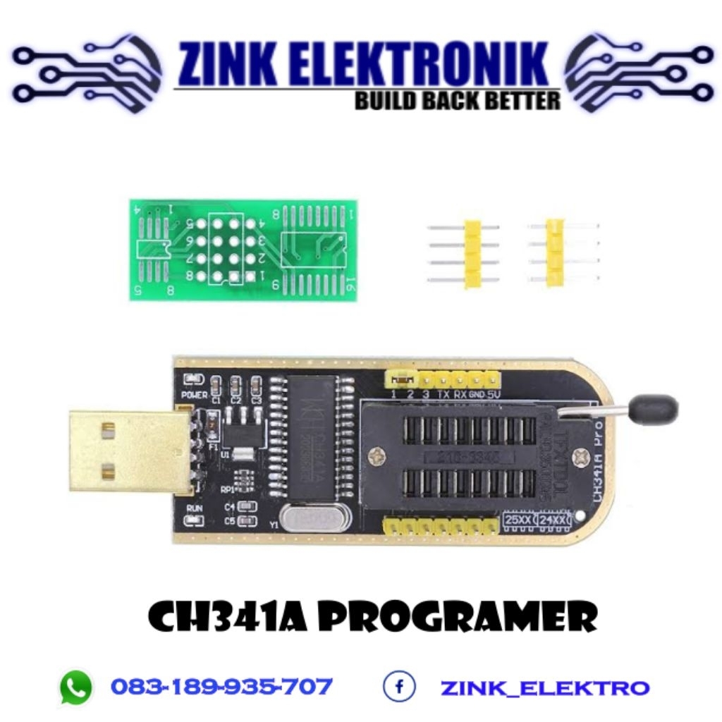 Alat flash CH341a programer
