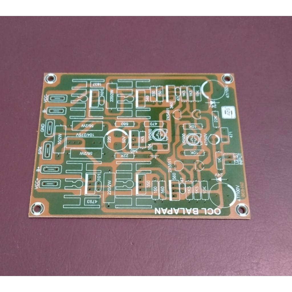 PCB Driver OCL Balapan Simetris Bias Servo