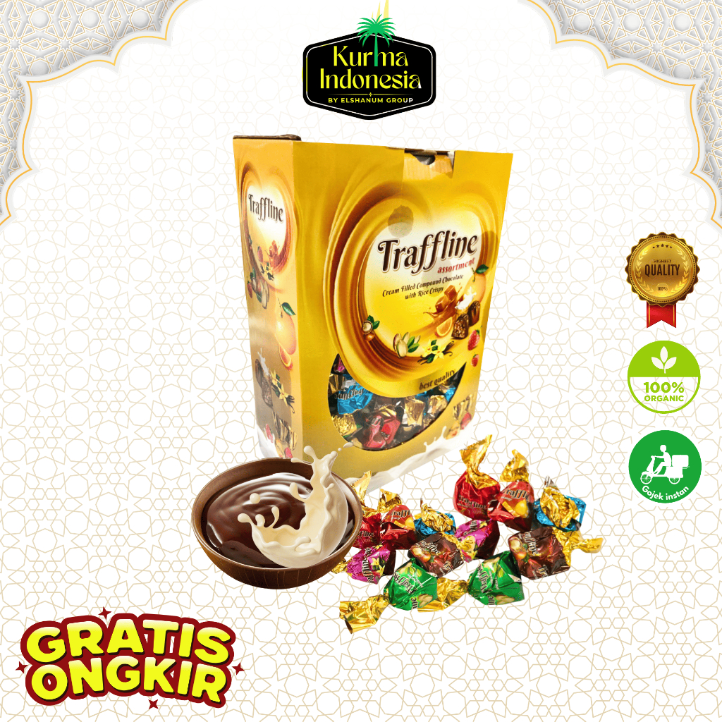 

COKLAT TRUFFLINE MIX 1KG / COKLAT TRUFFLINE / COKLAT ARAB MIX VARIAN RASA - KURMA INDONESIA