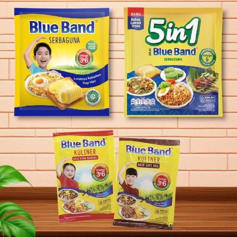 Blue Band All Varian Serbaguna 5in1, Ayam Bawang, Barbeque Blueband Mentega Margarin Masak