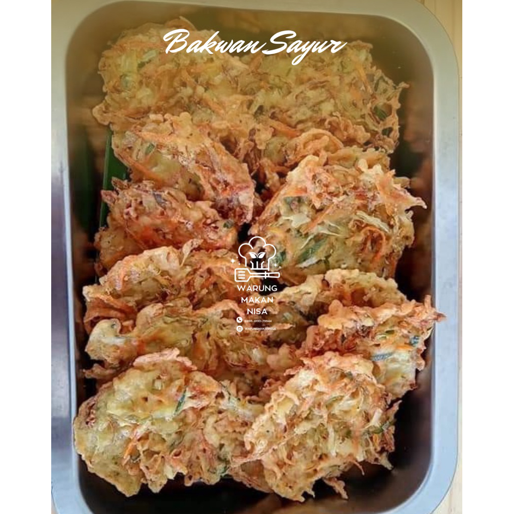 

Bakwan Sayur isi 7/ Masakan sehat praktis fresh