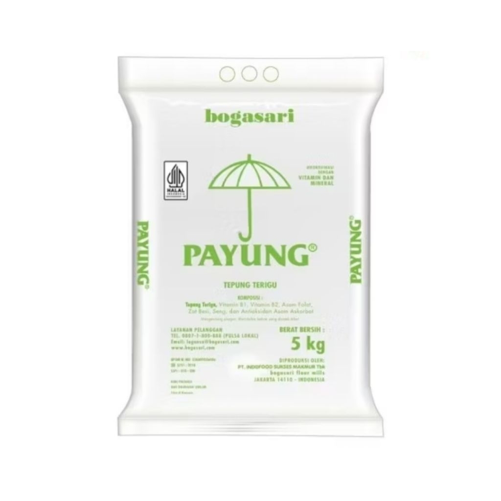 

TEPUNG TERIGU CAP PAYUNG BOGASARI 5kg