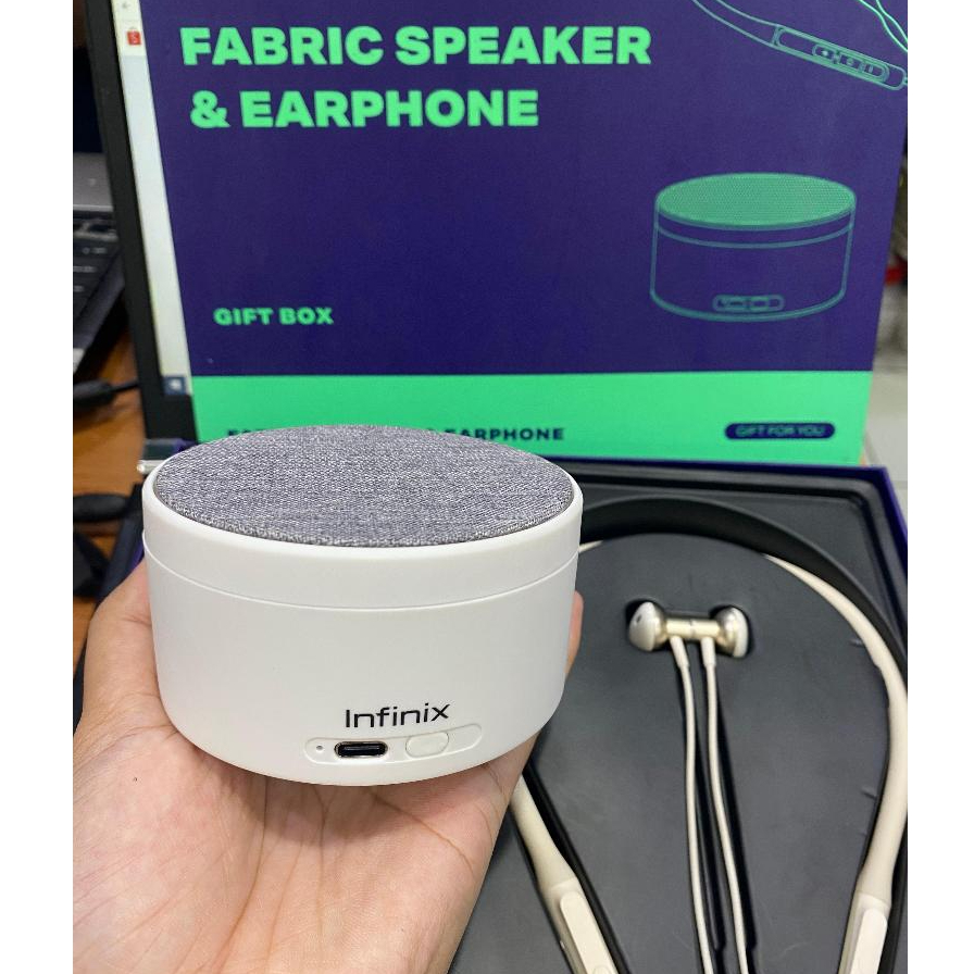 Headset Bluethooth infinix Super Bass Original 100% 2 In 1 Paket Gift Pack Press (Original Asli Bran