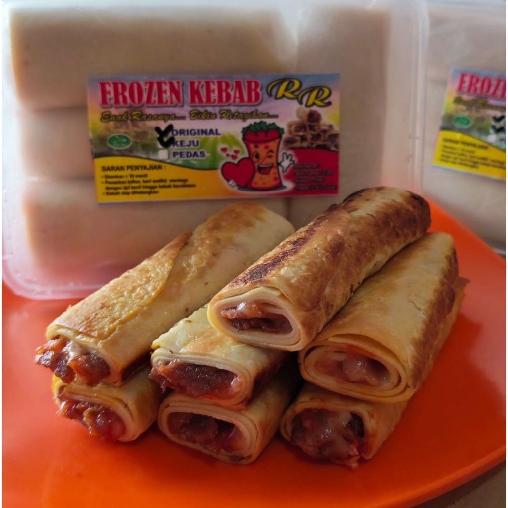 

Kebab Frozen RR isi 10 pcs full daging PREMIUM 500gram