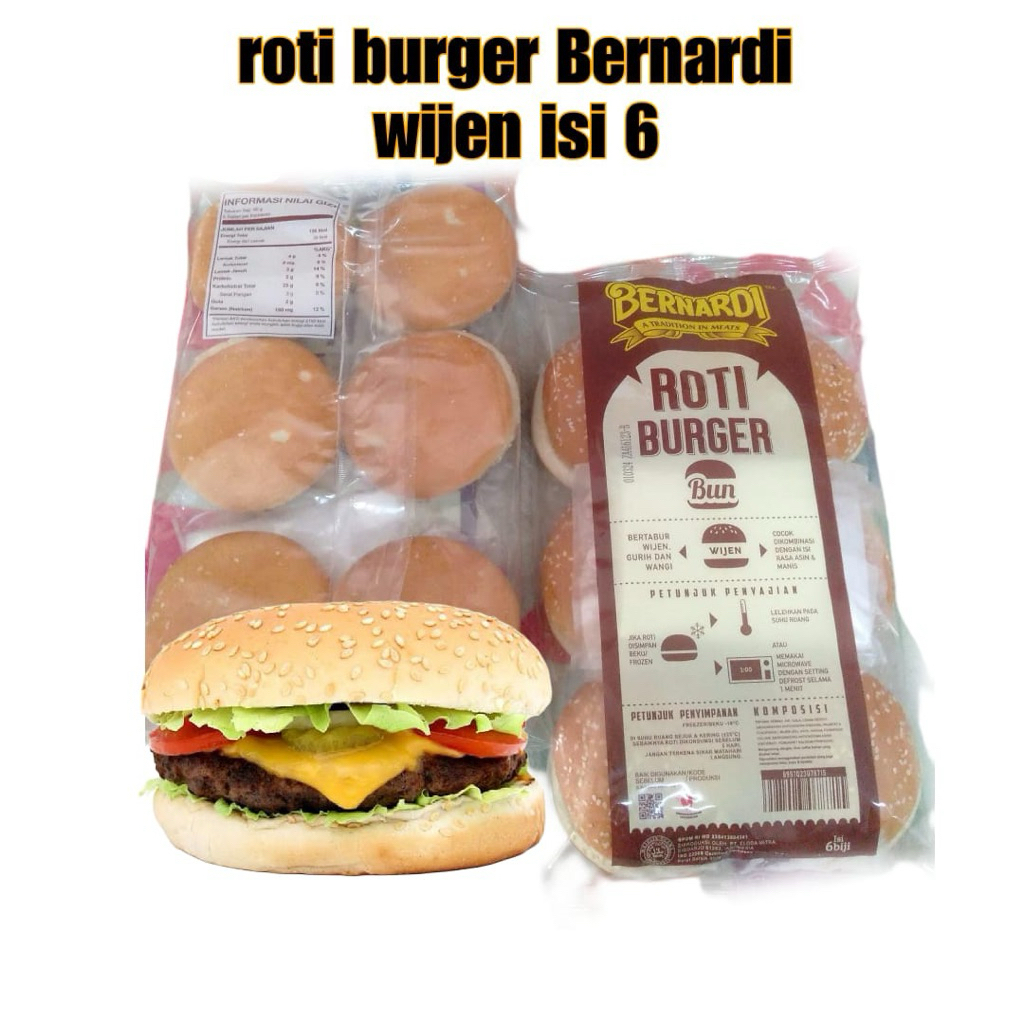 

Bernardi roti burger wijen isi 6