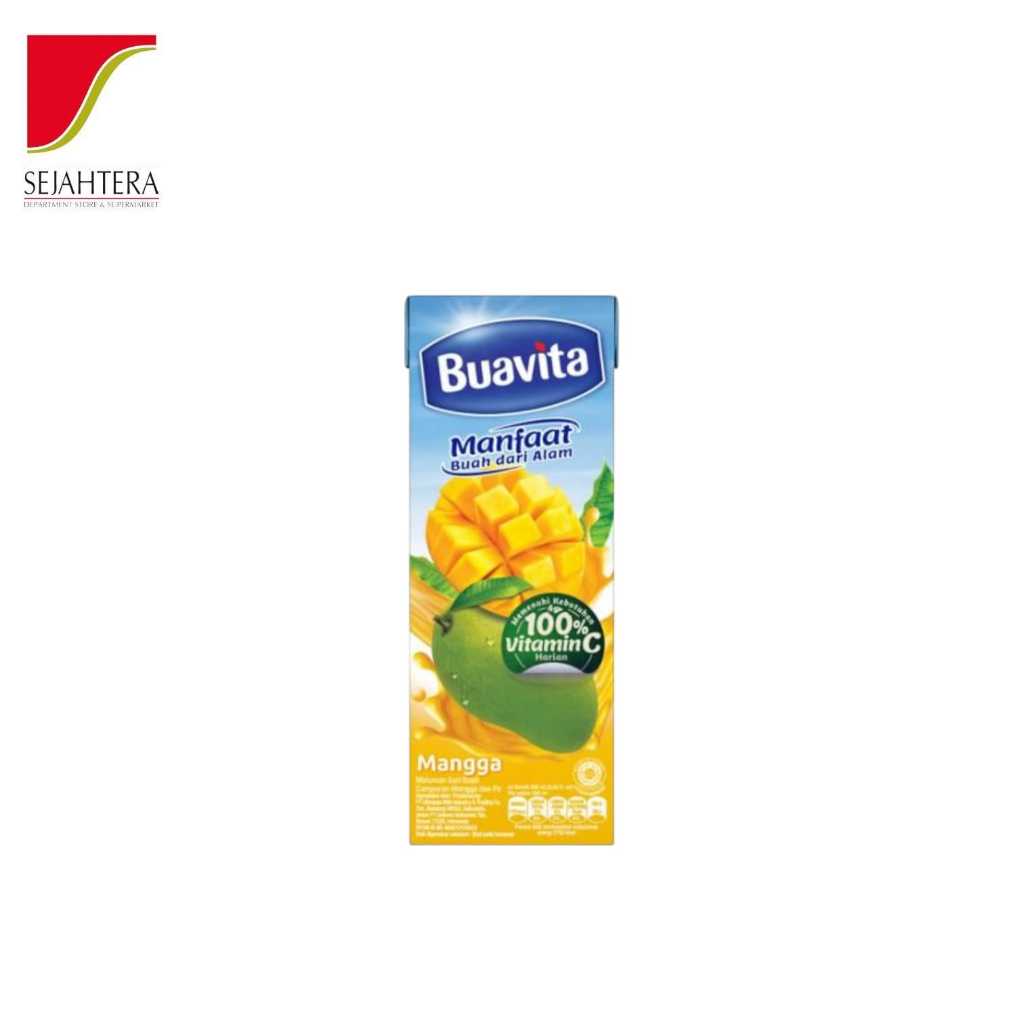 

BUAVITA MANGO 245ml / Buavita Jus Mangga Enak & Segar - Kaya Vitamin A & C!