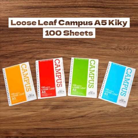 

Loose Leaf Bergaris Kiky A5 100 Lembar Refill Kertas Binder