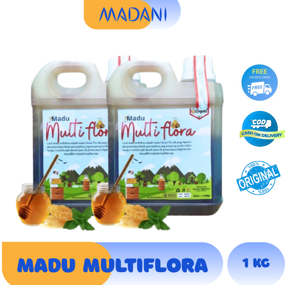 

[1kg] Madu Cair Asli Multiflora