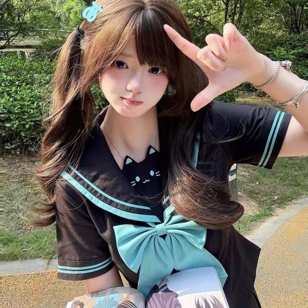 Momiru seragam sekolah kawaii jepang seragam sekolah murah 022