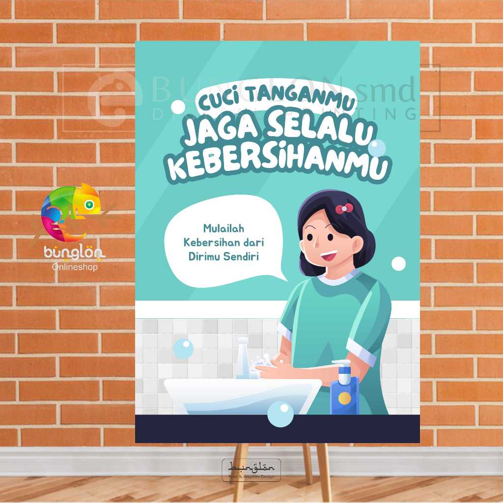 

Poster Cuci Tangan Jaga Selalu Kebersihan
