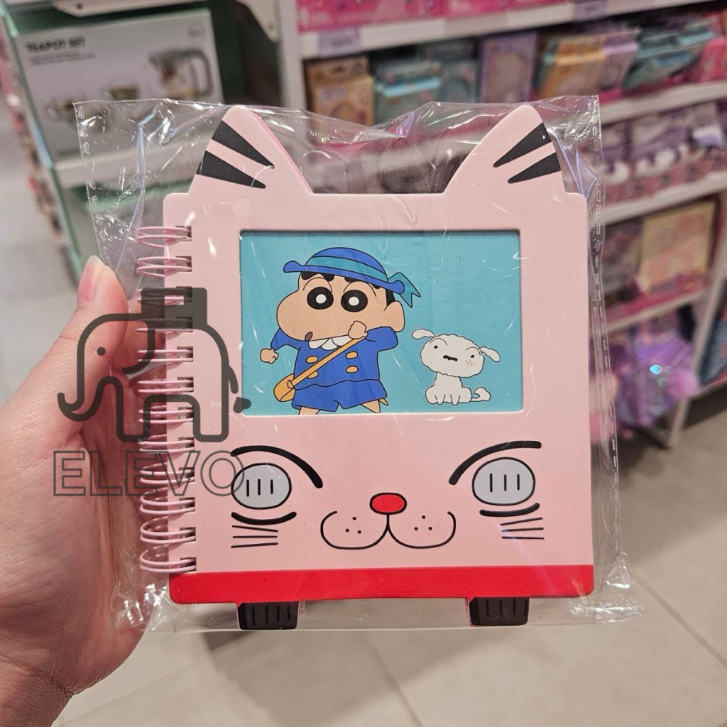 

Miniso x Shinchan - Notebook / Buku Tulis / Figure Hollowed Wire Bound Book (80 Sheets) Crayon Shinchan Collection