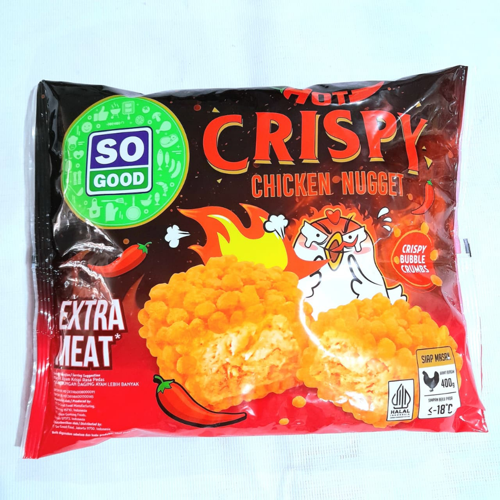 

SOGOOD Hot Crispy Chicken Nugget 400gr