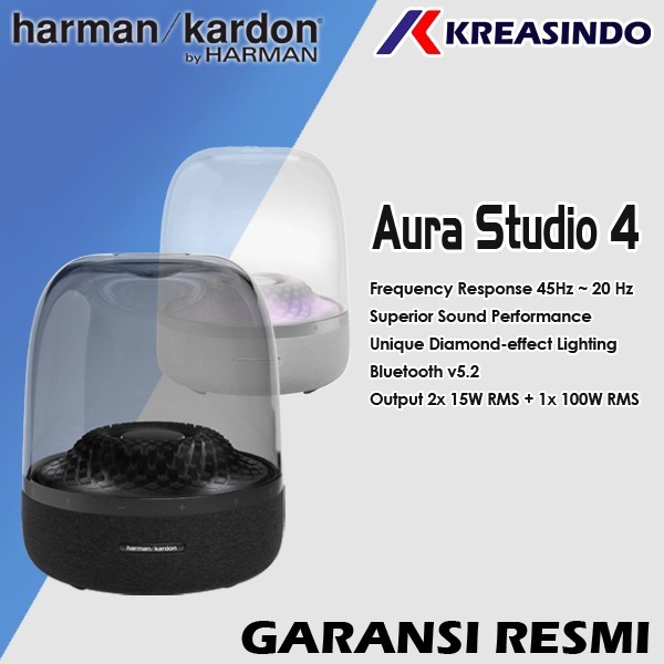 HARMAN KARDON Aura Studio 4 Wireless Bluetooth Home Speaker Garansi Resmi