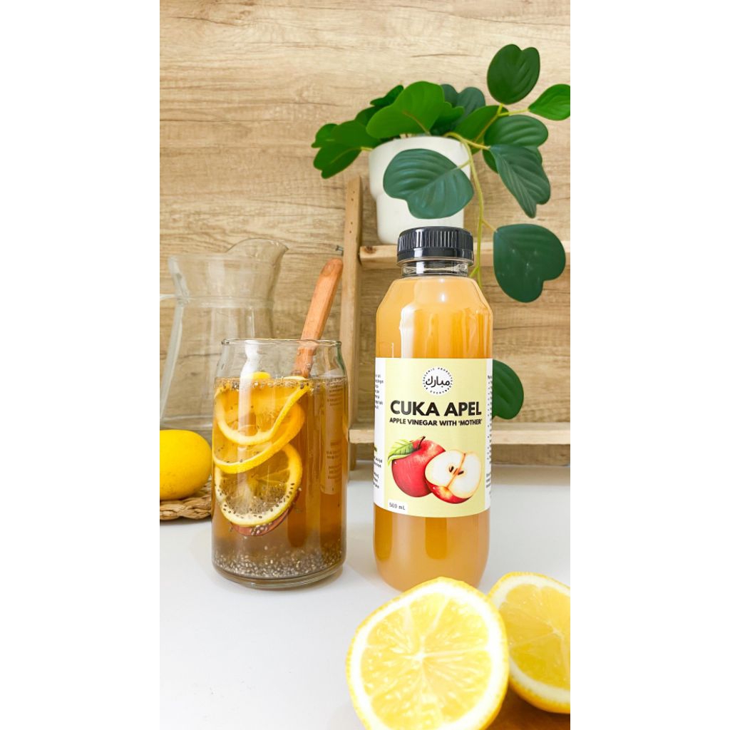

Cuka Apel Mubarak (Apple Vinegar With 'Mother')