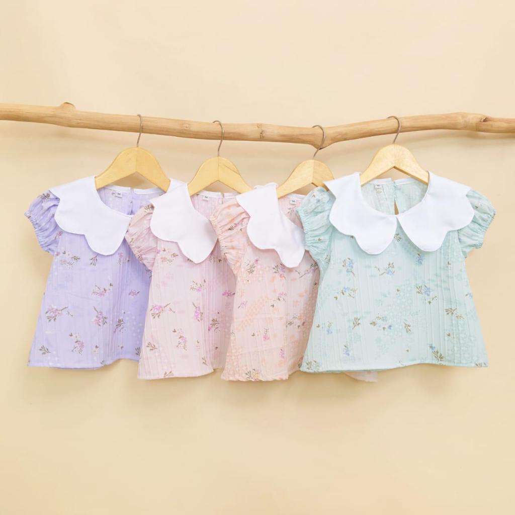 LEA TOP // atasan anak perempuan / atasan bahan crinkle / baju anak / baju anak murah