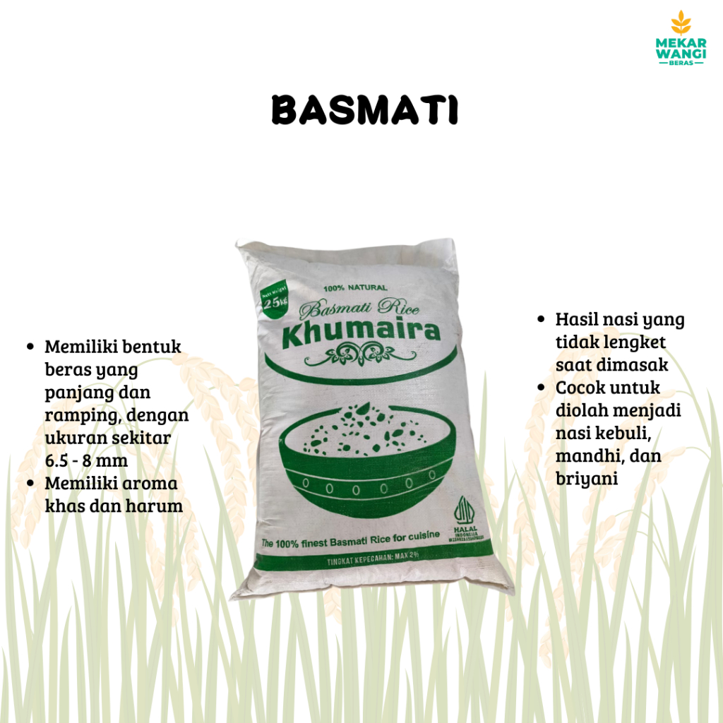 

BERAS BASMATI 25KG