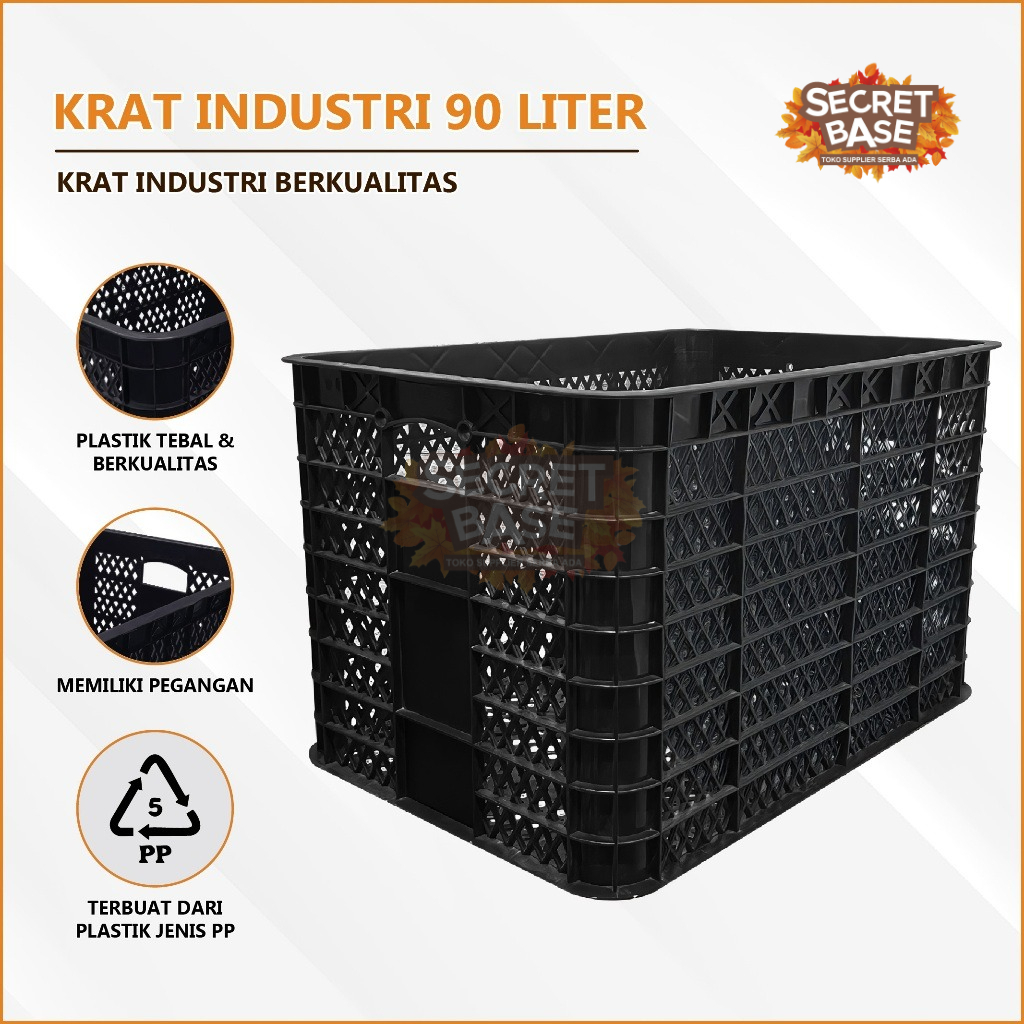 KRAT INDUSTRI 90 LITER Keranjang Serbaguna / Krat Keranjang