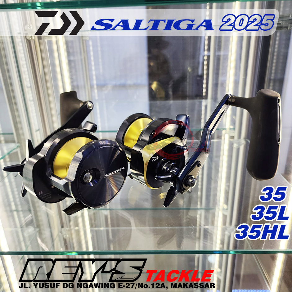REEL DAIWA SALTIGA 35 2025 OVERHEAD GARANSI RESMI