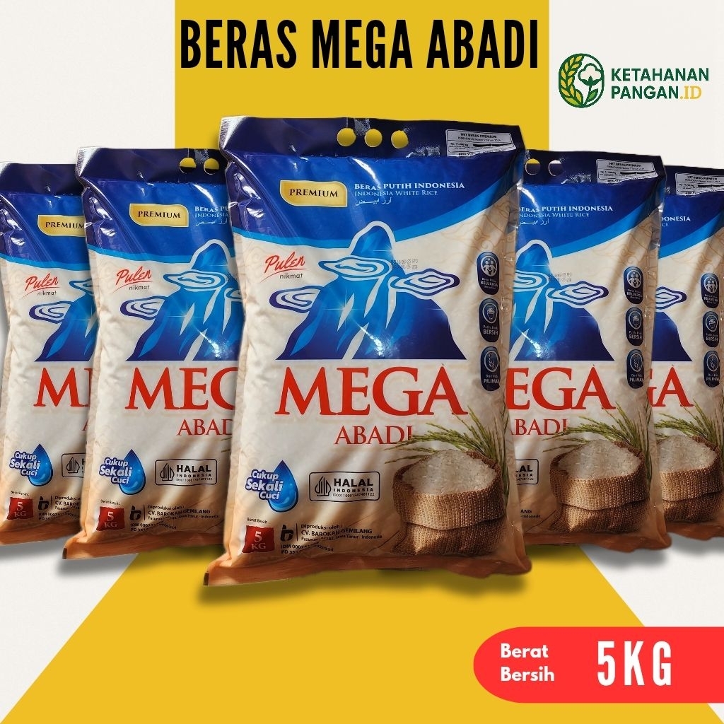 

BERAS MEGA ABADI KEMASAN 5KG