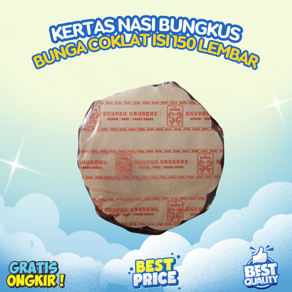 

FREE ONGKIR (1 PACK) Kertas nasi Bunga | Kertas Bulat - Kertas Piring - tatakan nasi