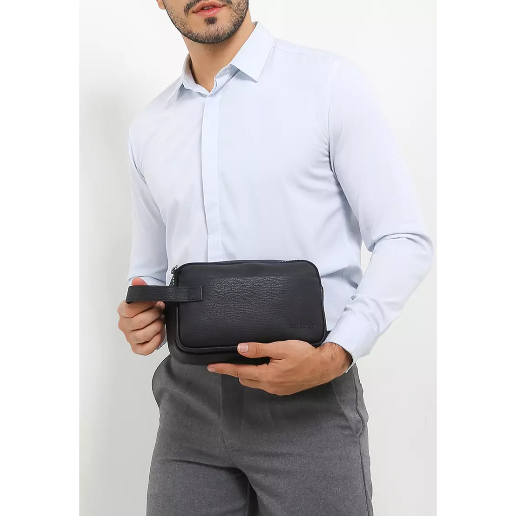 Obermain Tas Pria Tatum Clutch - L OBC1189BK