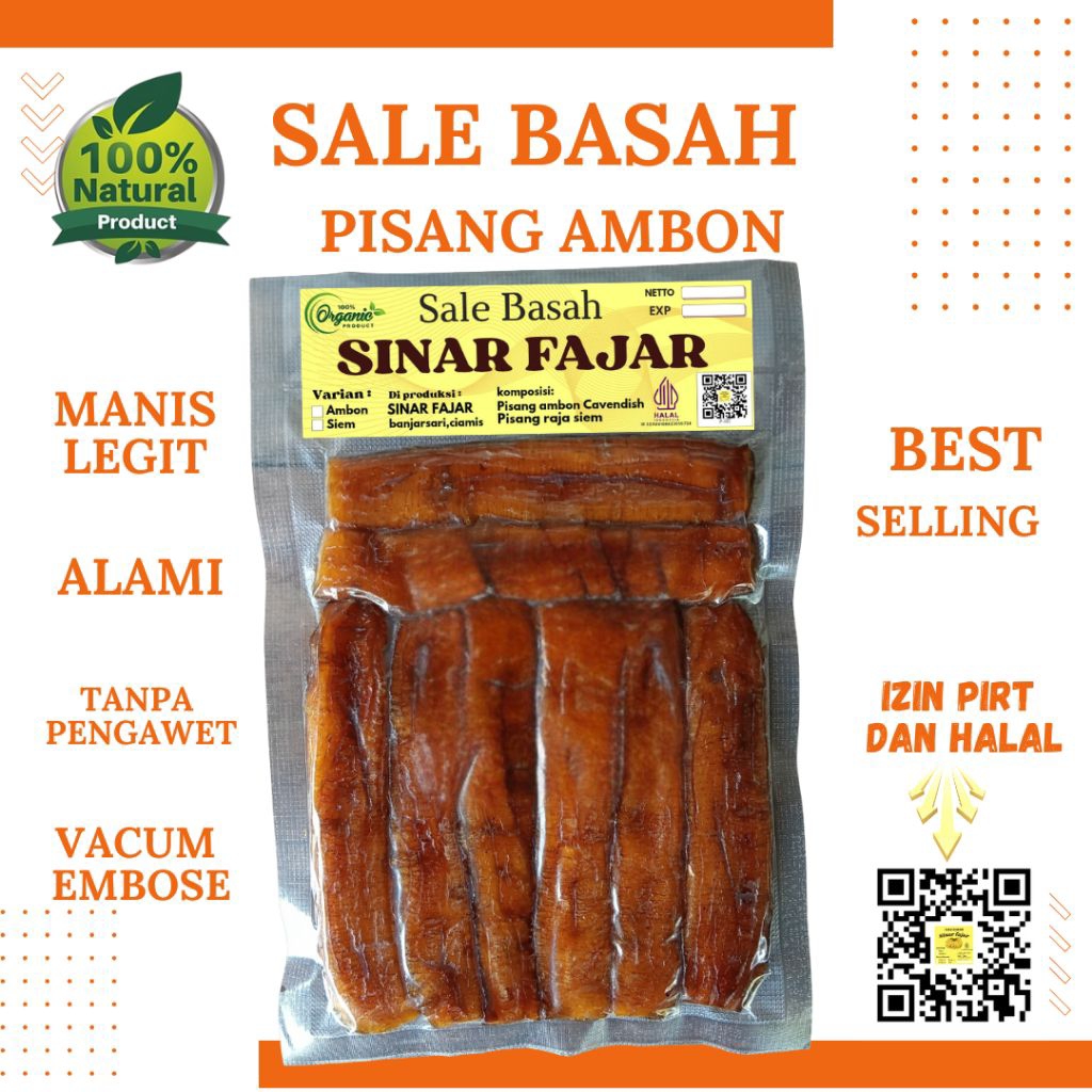

Sale Basah Pisang Ambon Cavendish – Oleh-oleh Tradisional Favorit.camilan sehat