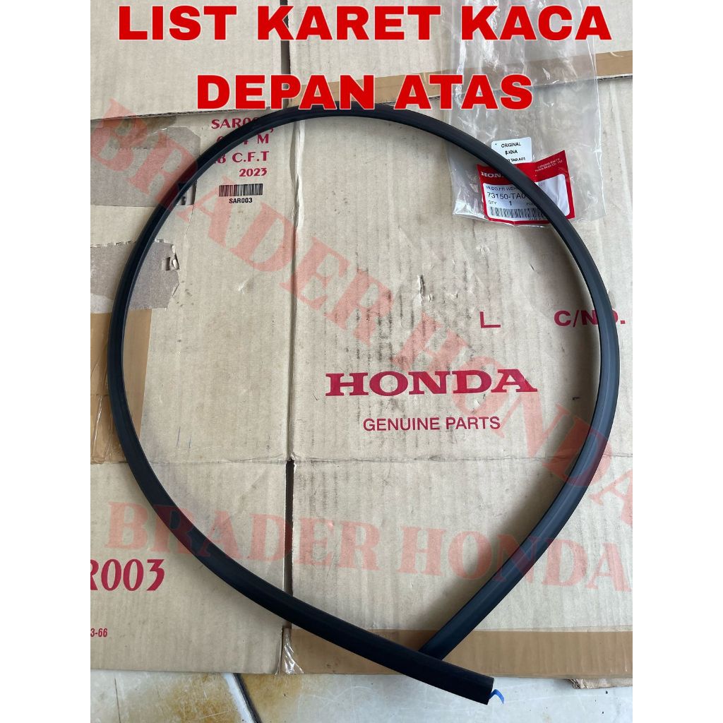 KARET LIST KACA BESAR DEPAN LIS MOLDING ATAS CRV GEN 3 RE1 RE3 2000 2,0 2400 2,4 CC 2007 2008 2009 2