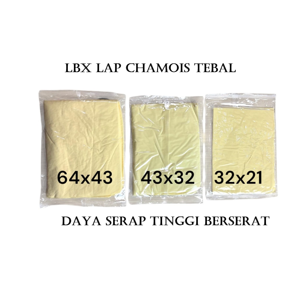 LBX Lap Kanebo Super Mobil Motor Cafe Meja Dapur Berserat Berbagai Ukuran Medium Besar Super Besar Jumbo XXL 32x21 43x32 64x43 32 x 21 43 x 32 64 x 43 Tebal Premium Daya Serap Tinggi