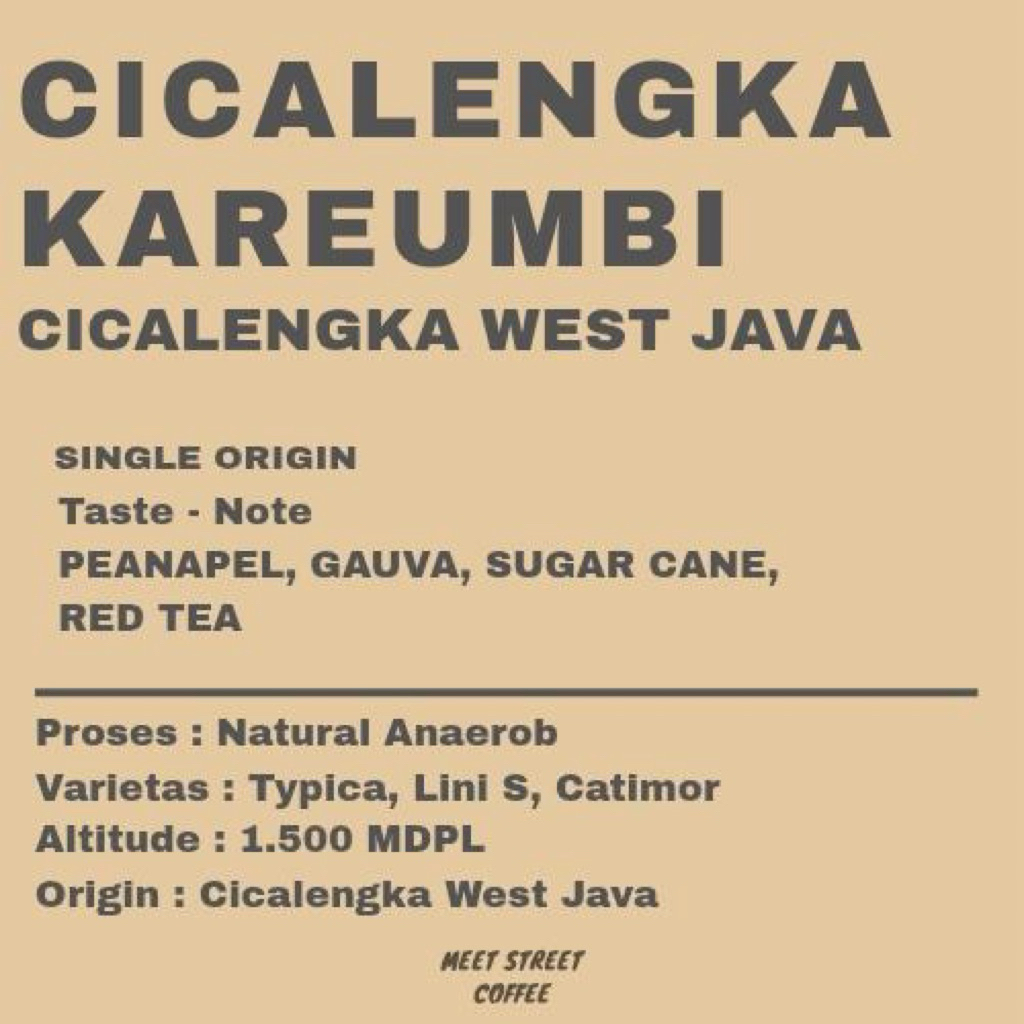 

Biji Kopi Arabica Cicalengka Natural Anaerob200gram