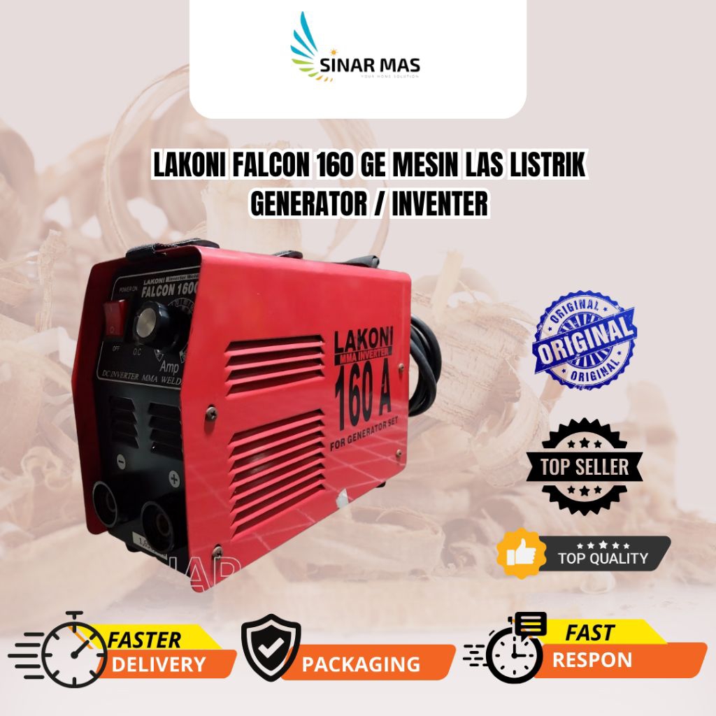 LAKONI FALCON 160 GE MESIN LAS LISTRIK GENERATOR / INVENTER