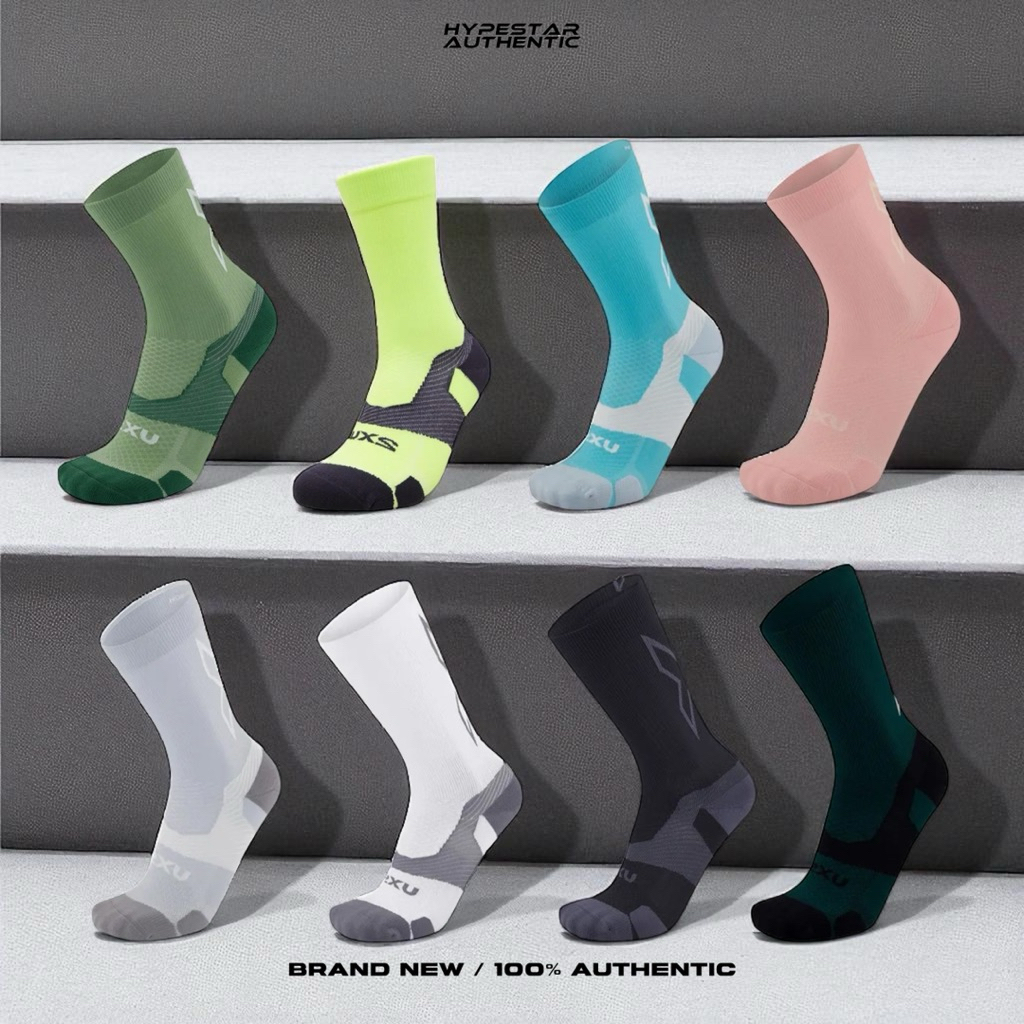 2XU Vectr Light Cushion Crew Socks (100% Authentic)