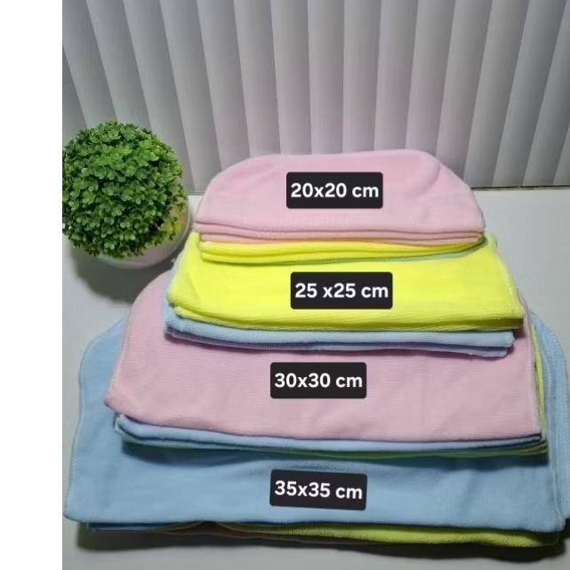 MINDIL SIZE 35X35 CM PEMBALUT KAIN CUCI ULANG  /HANDUK SAPU TANGAN