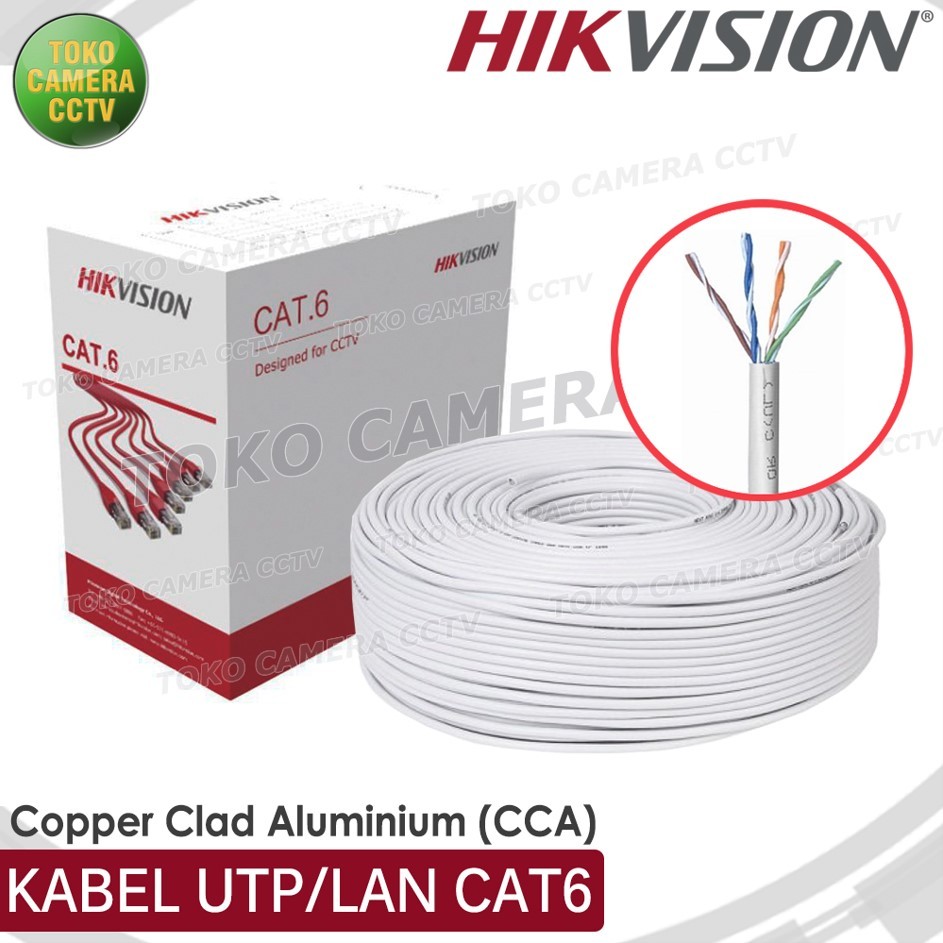 KABEL LAN HIKVISION CAT 6 / UTP HIKVISION CAT 6 1 ROLL