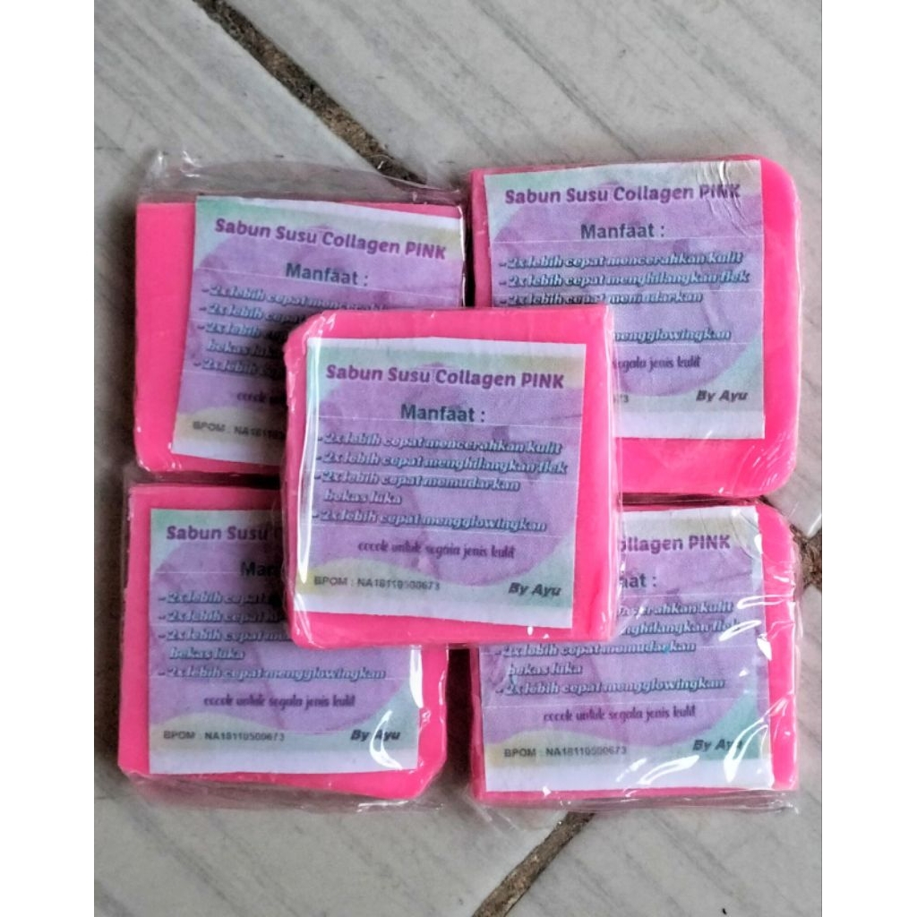 Sabun Susu Collagen Pink