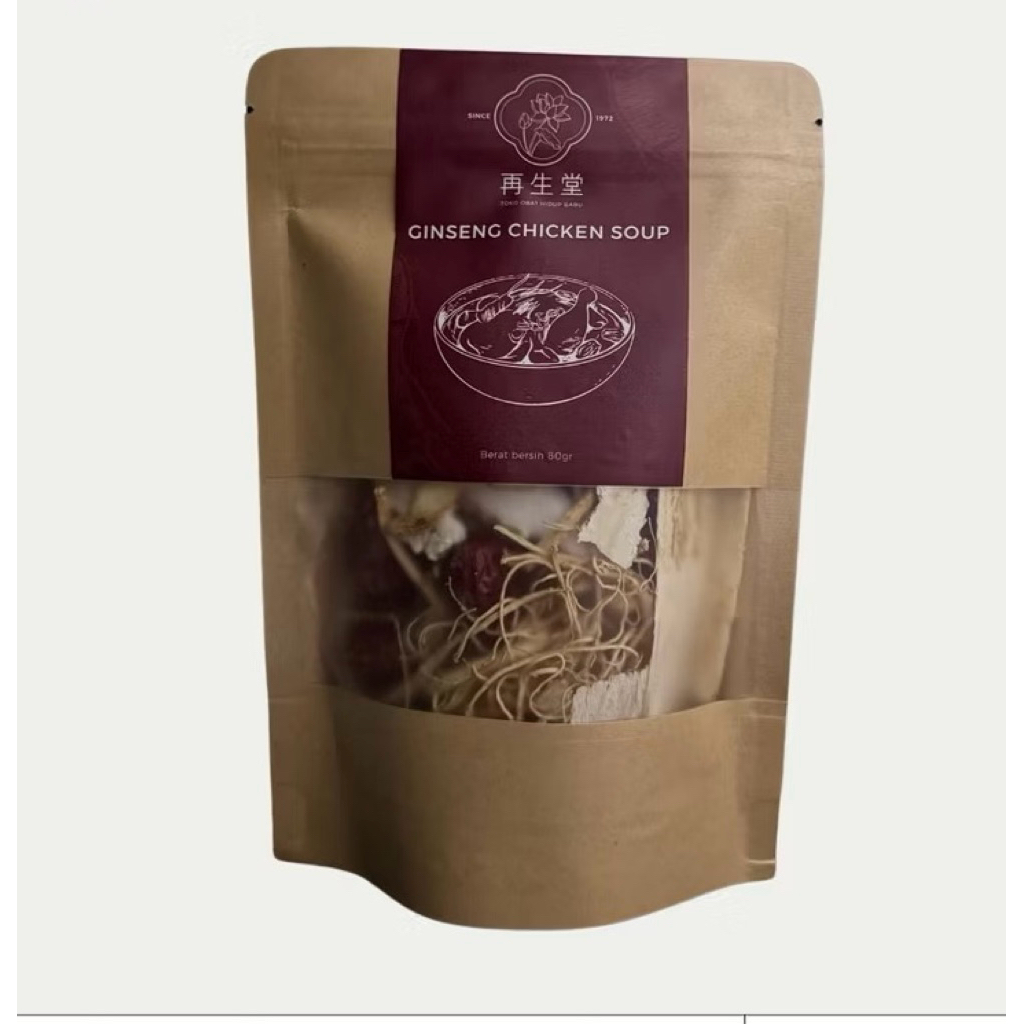

Paket Herbal Soup / Sup Kesehatan Ginseng Chicken Soup 80 gram