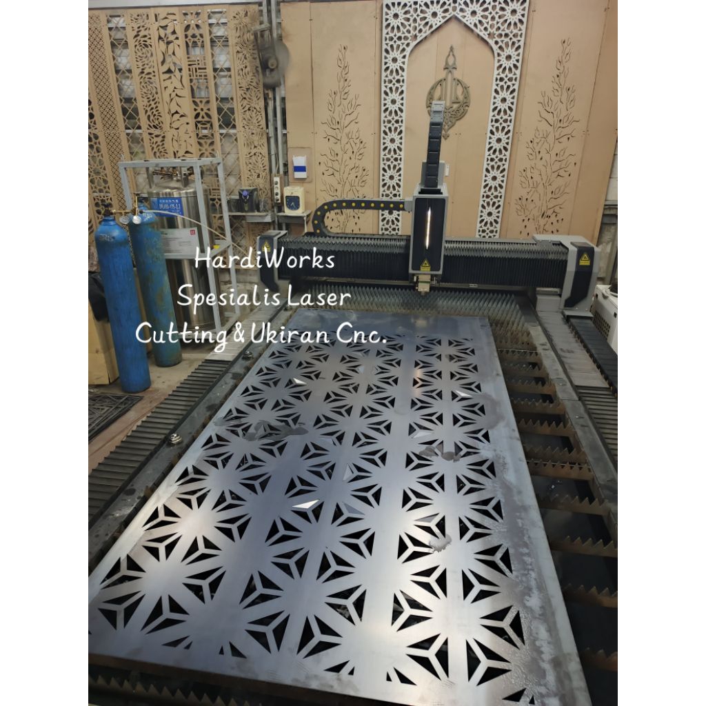 Plat Besi Laser Cutting 1,5mm 120x240cm.