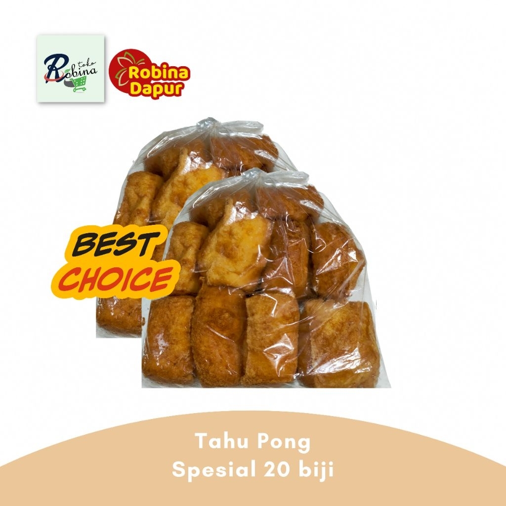 

Tahu Ponng 20 biji untuk berbagai macam jenis olahan