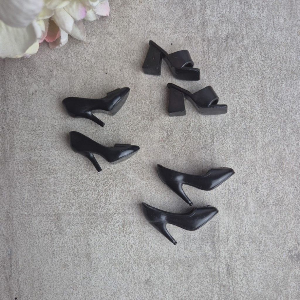 Sepatu Heels Boneka Disney Princess Mattel black series