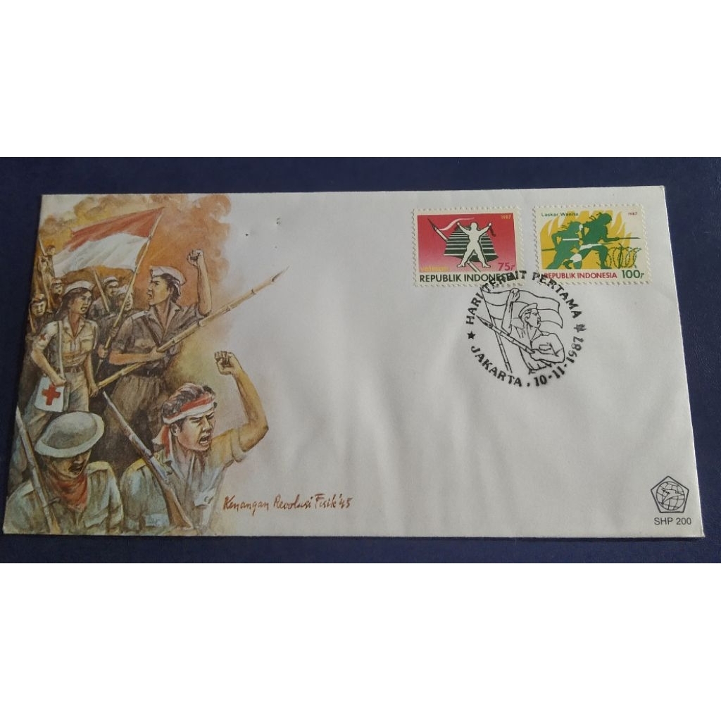 

Sampul Hari Pertama (SHP) Kemenangan Revolusi Fisik'45 Thn 1987
