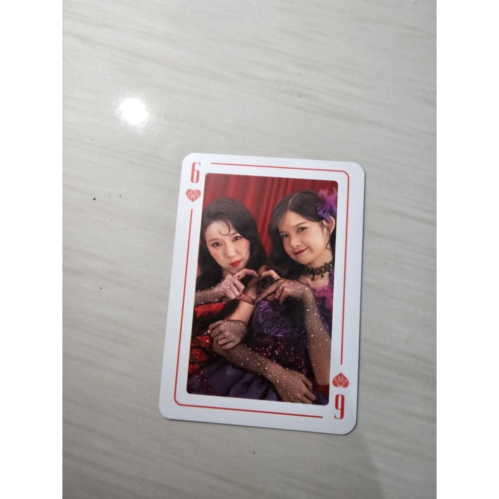 Playing card benefit ace full house jkt48 (marsha,indah)
