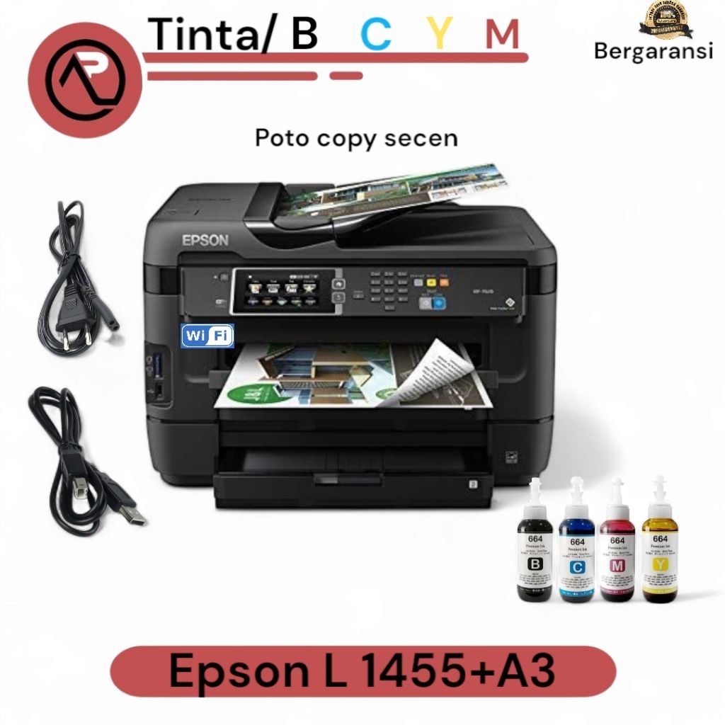 printer Epson L 1455 A3 FC copy secen duplex bergaransi