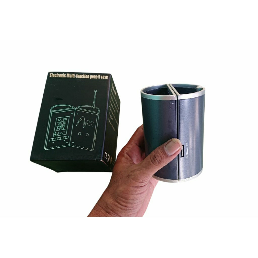 

obral wadah pensil/pulpen + radio FM
