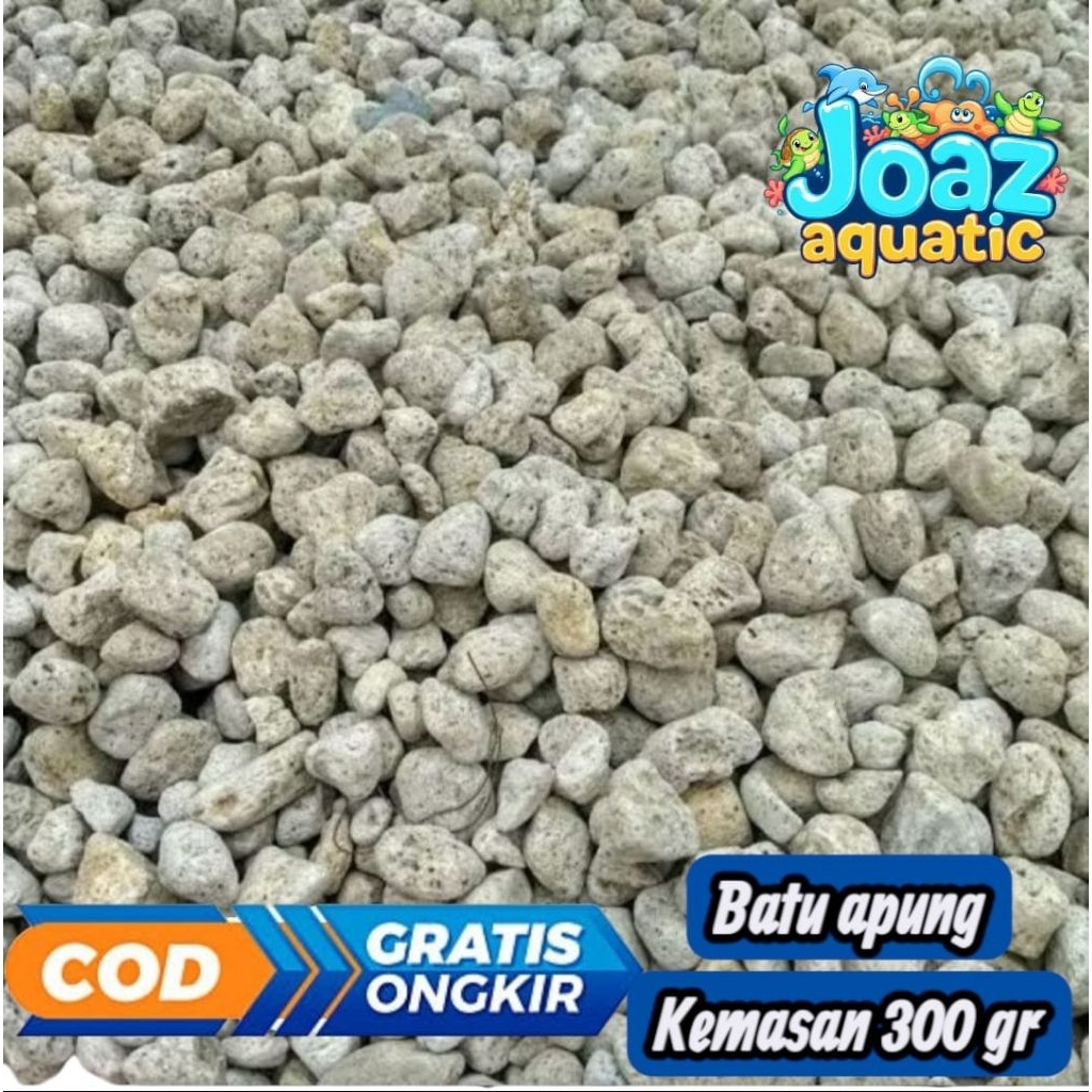 batu apung media filter rumah bakteri pumice stone batu pumice 300gr